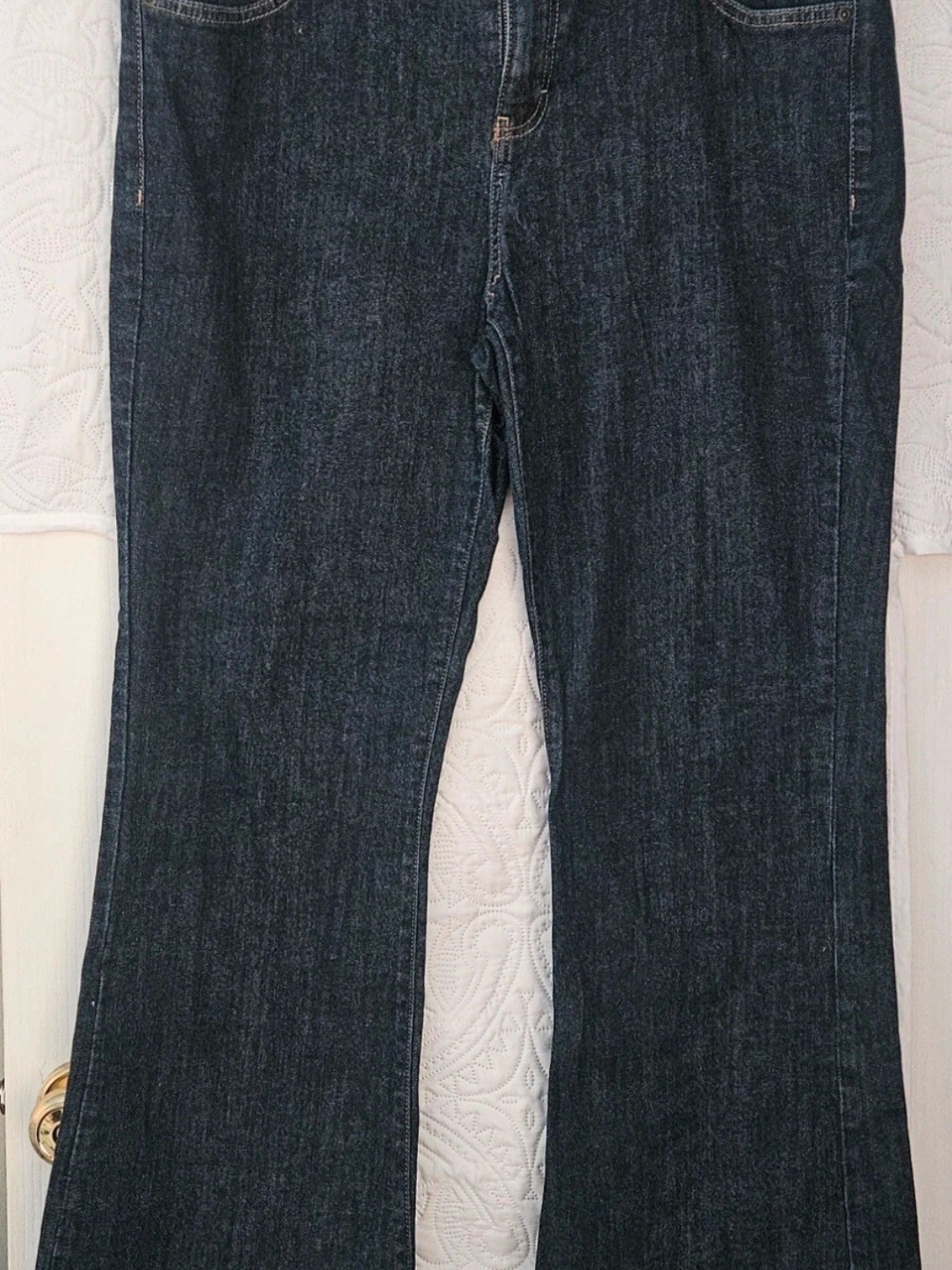 Calvin Klein women's flare denim jeans